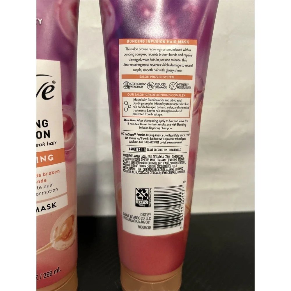 Suave Bonding Infusion‎ Hair Mask Repairing 9oz 2 Pack New